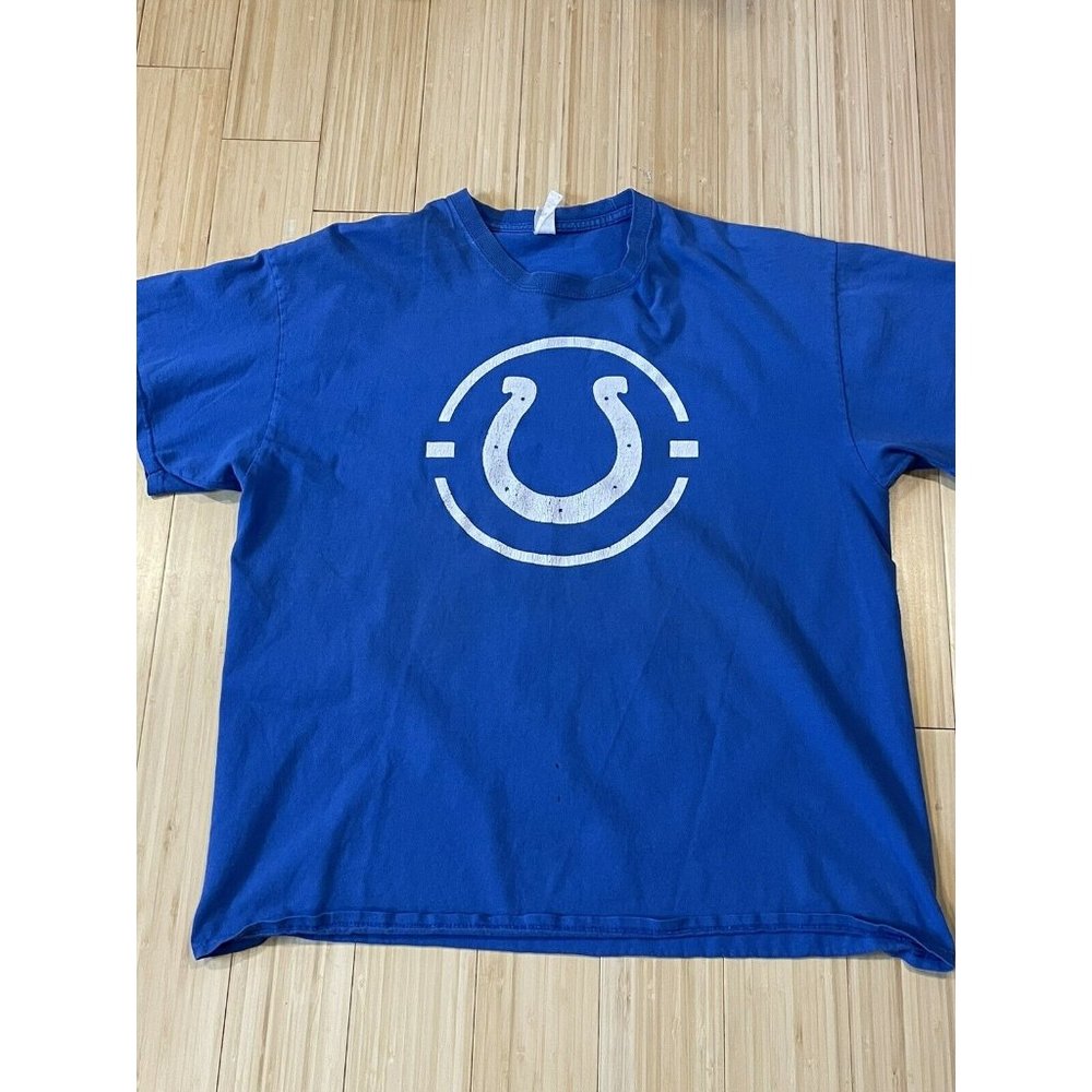 Indianapolis Colts THIS IS INDIANA HEARTLAND T-Shirt Gildan NFL Vintage Size XL